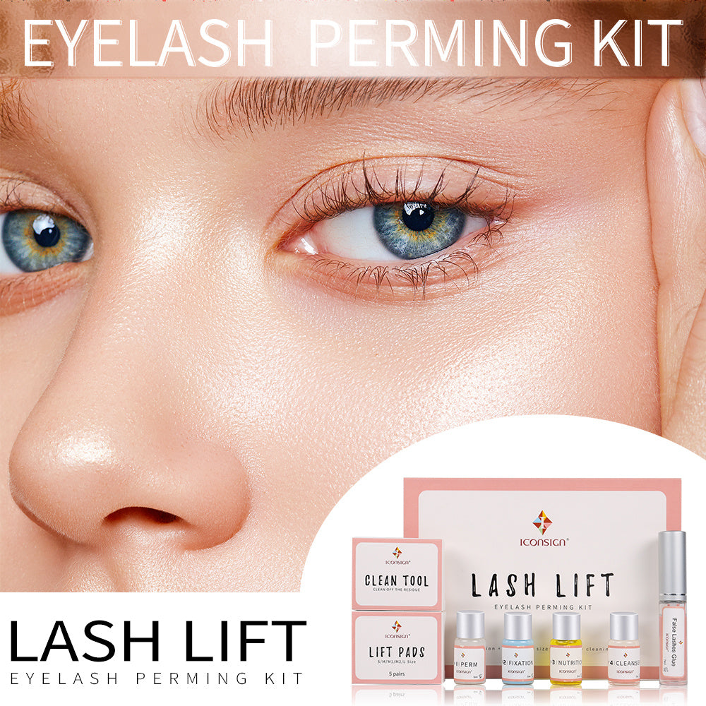 ICONSIGN Lash Lift Kit – Eyelash Perming & Curling Set with Lotion, Pads & Tools | Long-Lasting Eyelash Enhancer