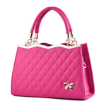 Women’s Crossbody Shoulder Bag with Bow – Elegant PU Leather Handbag, Portable, Single Shoulder & Party Purse
