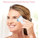 Facial Beauty Tools & EMS Device – Microcurrent Face Lift Tool, Anti-Aging Skin Tightening & LED Beauty Massager