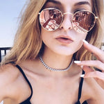 Women Retro Round Sunglasses – Vintage Metal Frame Shades, UV Protection Stylish Eyewear for Everyday Fashion