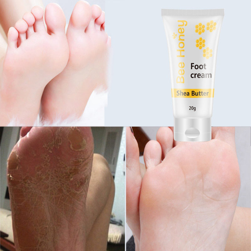 Honey Moisturizing Foot & Leg Cream – Nourishing Repair Cream with Honey & Avocado Extract for Dry, Cracked Skin