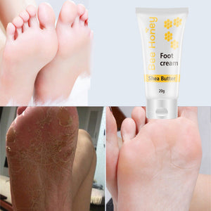 Honey Moisturizing Foot & Leg Cream – Nourishing Repair Cream with Honey & Avocado Extract for Dry, Cracked Skin