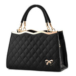 Women’s Crossbody Shoulder Bag with Bow – Elegant PU Leather Handbag, Portable, Single Shoulder & Party Purse