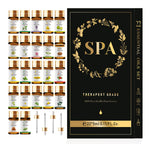 Fashion Natural Essential Oil Spa Set – 22-Piece Aromatherapy Kit with Droppers & Gift Box for Relaxation & Wellness