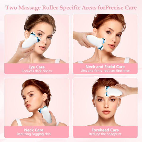 Facial Beauty Tools & EMS Device – Microcurrent Face Lift Tool, Anti-Aging Skin Tightening & LED Beauty Massager