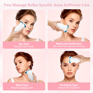 Facial Beauty Tools & EMS Device – Microcurrent Face Lift Tool, Anti-Aging Skin Tightening & LED Beauty Massager