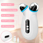 Facial Beauty Tools & EMS Device – Microcurrent Face Lift Tool, Anti-Aging Skin Tightening & LED Beauty Massager