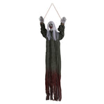 Halloween Hanging Ghost Decoration – Spooky Haunted House Prop for Secret Rooms & Parties – Scary Cloth Ornament