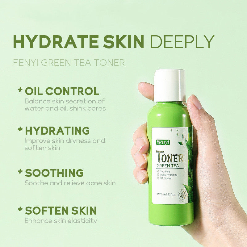 Green Tea Toner 100ml – Hydrating & Moisturizing Facial Lotion, Natural Skincare for All Skin Types