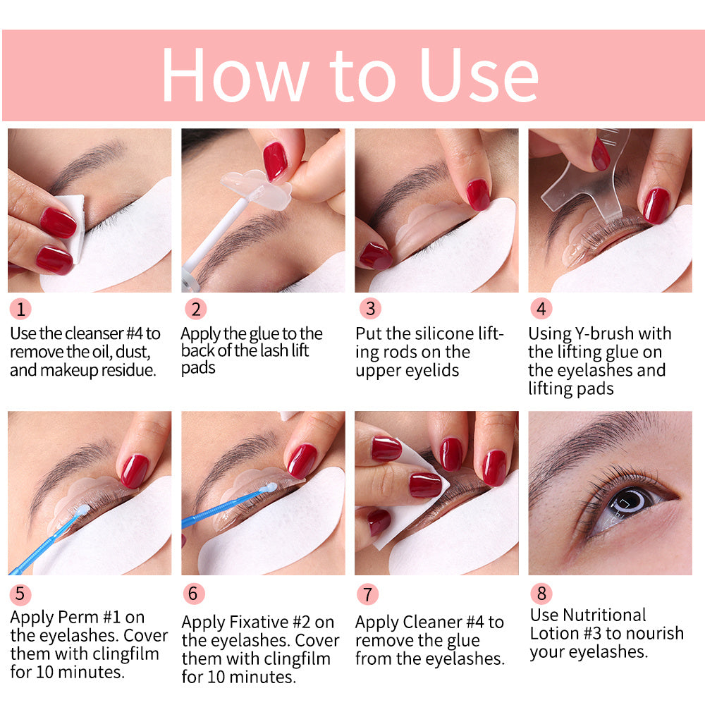 ICONSIGN Lash Lift Kit – Eyelash Perming & Curling Set with Lotion, Pads & Tools | Long-Lasting Eyelash Enhancer