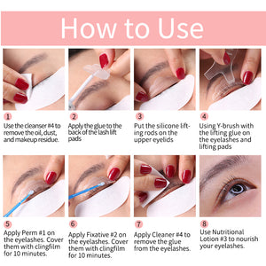 ICONSIGN Lash Lift Kit – Eyelash Perming & Curling Set with Lotion, Pads & Tools | Long-Lasting Eyelash Enhancer