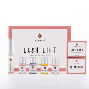 ICONSIGN Lash Lift Kit – Eyelash Perming & Curling Set with Lotion, Pads & Tools | Long-Lasting Eyelash Enhancer