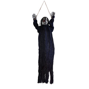 Halloween Hanging Ghost Decoration – Spooky Haunted House Prop for Secret Rooms & Parties – Scary Cloth Ornament